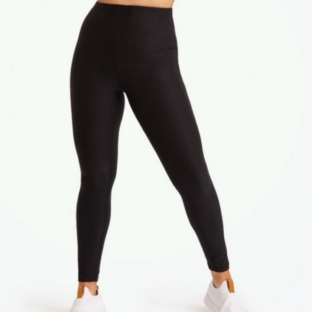 Shapermint Tummy Control High-Waisted Shapewear Leggings Black NWT